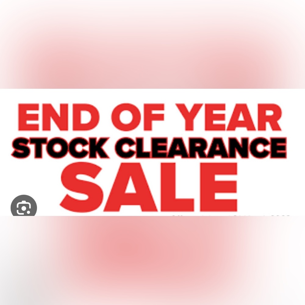 End of Year stock clean out!!!